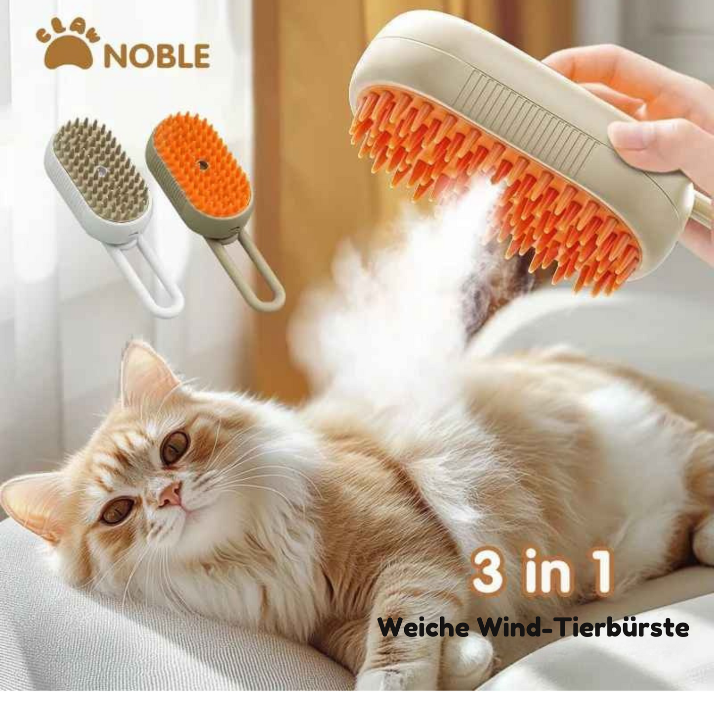 Kola - 3-in-1-Dampfbürste